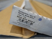 фото thumb №10, Vw beetle 5c fusca планка порогова ліва права накладка na поріг нове оригінал