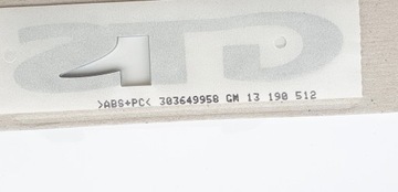 фото thumb №6, Opel vectra c gts эмблема надпись зад задней крышки багажника