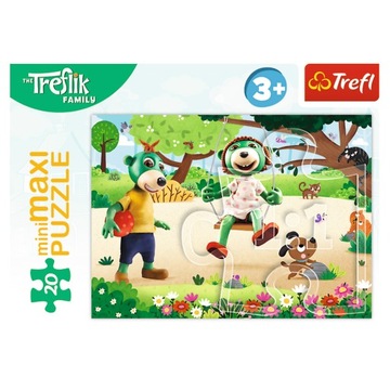 ПАЗЗЛ 20 MiniMaxi Trefliki СЕМЕЙСТВО TREFLIK Trefl 21154