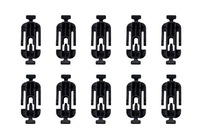 фото thumb №5, Клипса накладка пороговой порога 30624192 volvo s60 v60