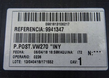 фото thumb №6, Бампер vw polo vi 2g6 зад задний