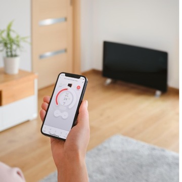 Электрический обогреватель CONVEKTOR SMART WiFi 2400Вт ЭКО режим Sencor SCF 4741BK