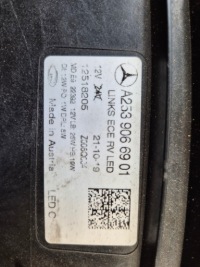 Фара ліва перед led performance a2539066901 mercedes glc w253 Оригінал, фото thumb