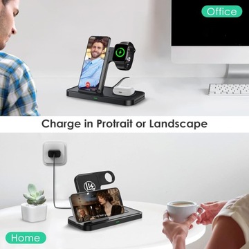 Индуктивное зарядное устройство для IPHONE APPLE WATCH 3w115W кабель USB-C + блок питания