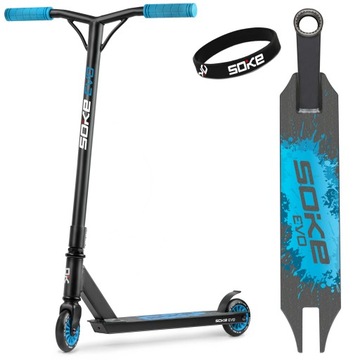 Трюковый самокат SOKE EVO ABEC-9 Stunt 100 кг.