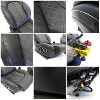 фото thumb №12, Сиденья перед задняя заднее сиденье правый левый кожа ромбы audi s8 d4 4h