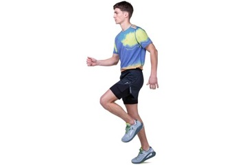 RONHILL Spodenki do biegania męskie TECH RACE TWIN SHORT all black L