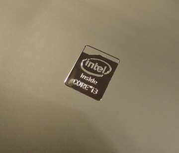 Наклейка INTEL CORE i3 Metal Edition 30x22 мм 228
