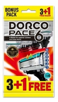 DORCO Pace 5 PRO Одноразовая бритва 3+1 БЕСПЛАТНО