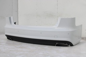 фото thumb №9, Audi a6 sedan зад бампер задний крышка багажника 4g 4g5 лампы 2y2y ls9r белый