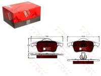 Купити Набір - комплект гальмівних колодок гальмівних [trw], фото thumb