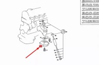 Mb салон w123 передние подвеска двигателя резиновые кронштейн a1232411613 oem Киев, фото thumb