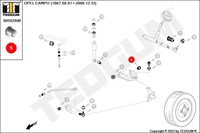 фото thumb №11, Tedgum 00502800 підшипниковий вузол, важіль