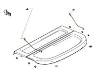 фото thumb №5, Шнурок підвіс полиці багажника оригінал mazda 6 gh хетчбек