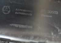 фото thumb №12, Mercedes cla iii a174 25- накладка диффузор спойлер бампера зад a1748859901