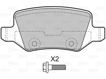 фото thumb №2, Тормозные колодки зад mercedes vaneo 1.6-1.9 02-05 класс b w245 1.5-2.0 05-11