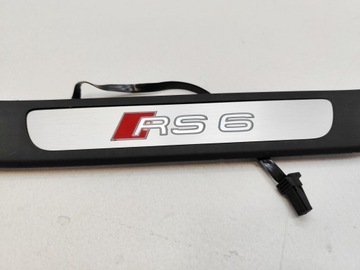 фото thumb №2, Audi rs6 c7 накладка планка пороговая led зад правая 4g0853376c