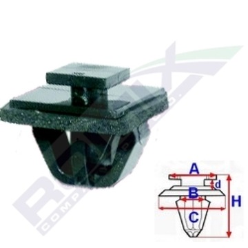 фото thumb №2, Кліпса кліпса накладка бокових hyundai kia [10] rom