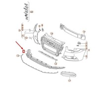 фото thumb №9, Element замыкающий vag dla audi a1 8x оригинальный 8x0807611