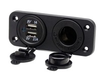 фото thumb №12, Панель do надстройка зарядное устройство 2x usb 3,1a + разъём прикуривателя автомобильные