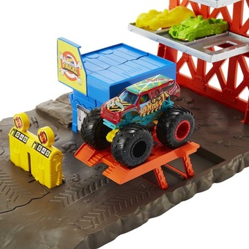 Набор HOT WHEELS MONSTER TRUCK РАЗБОР НА СТАНЦИИ