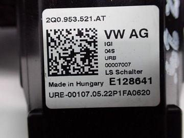 фото thumb №8, Кермовий/підкермовий перемикач стрічка комбінований 2q0959653 vw taigo 23r