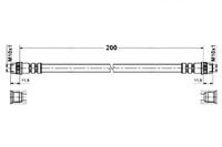 фото thumb №1, Ate шланг тормозной elast. nissan nv300 primasta