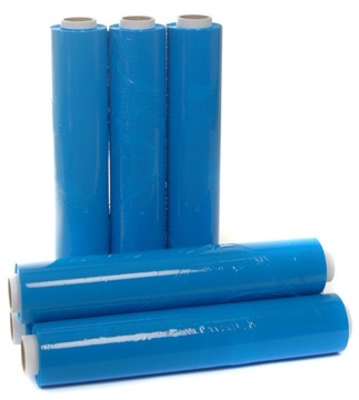 FOLIA Stretch niebieska Strecz 2,5 KG x2 moc 50cm