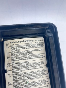фото thumb №11, Кришка корпус коробка запобіжників mercedes w124 1245400082 1245400182
