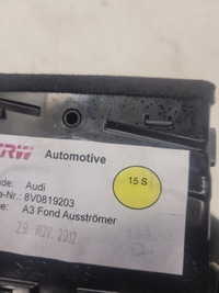 фото thumb №5, Решітка обдув середня задня audi a3 8v 8v0819203