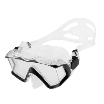 Maska do nurkowania dla dorosłych Anti Fog Okulary do pływania i snorkelingu Okulary czarne