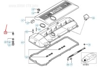 Купить Bmw 5 e34 гайка крышки клапанов 11121738608 1738608 оригинальная, фото thumb