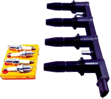 фото thumb №1, 4 свічки запалювання ngk + котушка opel astra h 1.6 z16xep