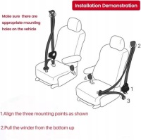 фото thumb №14, Універсальний 3-punktowy pas безпеки