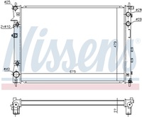 фото thumb №14, Nissens 67727 радиатор, система охлаждение двигателя