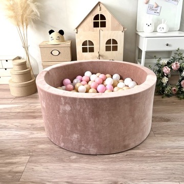 Сухой бассейн с шариками Velvet Beige 40х90 + 250 шариков