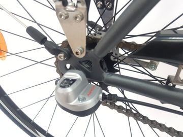 Мужской городской велосипед 28 Shimano Kontra Nexus 3 Подставка для освещения багажника