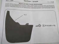 фото thumb №9, Citroen c5 iii x7 брызговики задние nowe 940362