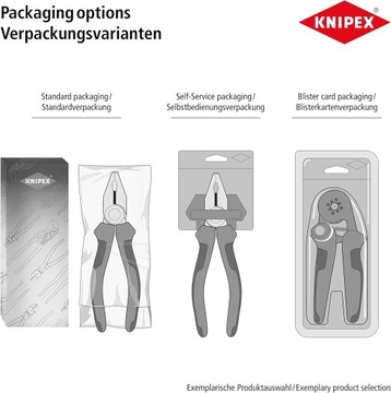 Трубогубцы Knipex SmartGrip с автоматической регулировкой, фосфатированные