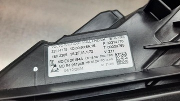 фото thumb №9, Фара лівий повний led новий оригінальний номер 32314178 volvo s60 iii v60 ii eu опис !!!
