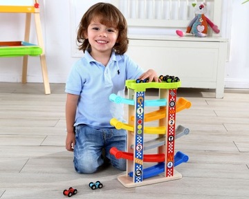 АВТОМОБИЛЬНАЯ ТРЕК ЦВЕТНАЯ ИГРУШЕЧНАЯ ГОРКА TooKY