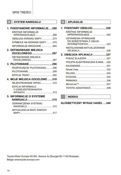 Руководство пользователя системы навигации Toyota Prius