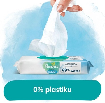 PAMPERS CHUSTECZKI NAWILŻANE HARMONIE AQUA 4x48