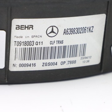 фото thumb №10, Mercedes vito w639 дополнительный отопитель задняя a6398302061