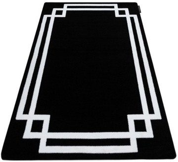 Ковер HAMPTON черно-белый 200x290 GLAMOUR LUX