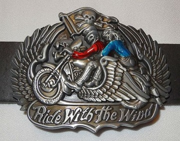 Пряжка мотоциклетного ремня RIDE With The Wind