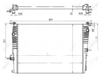 Купити Радіатор води 53965 nrf, фото thumb