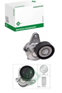 Ina натягувач ремінь + ремінь + ролик генератора до vw passat b8 2.0 tdi Доставка, фото thumb