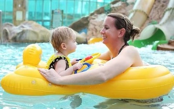 DMUCHANE KOŁO PONTON DLA DZIECKA z siedziskiem