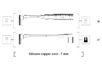 фото thumb №1, Набор трубопровод зажигания magneti marelli 941115110655